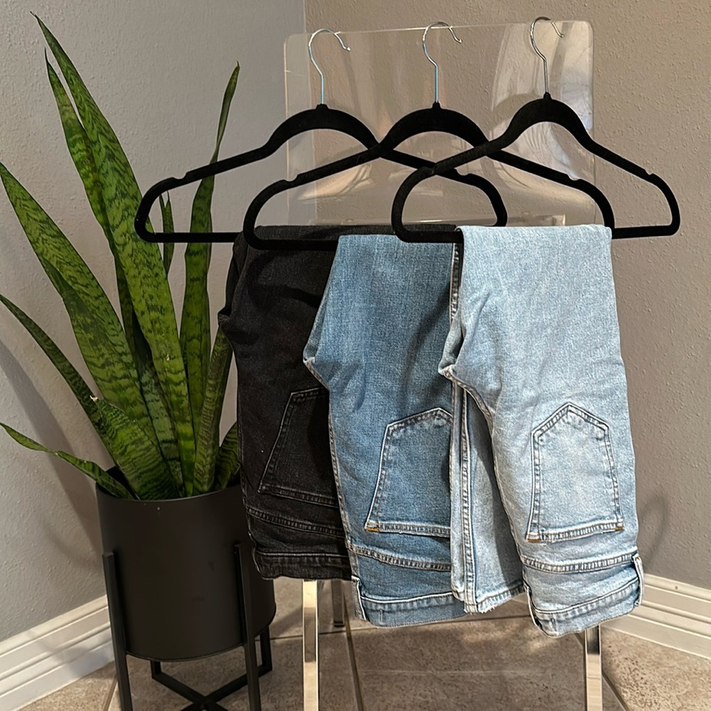 Bundle of 3! Abercrombie Straight Ankle Denim Jeans — 26/2 Short
